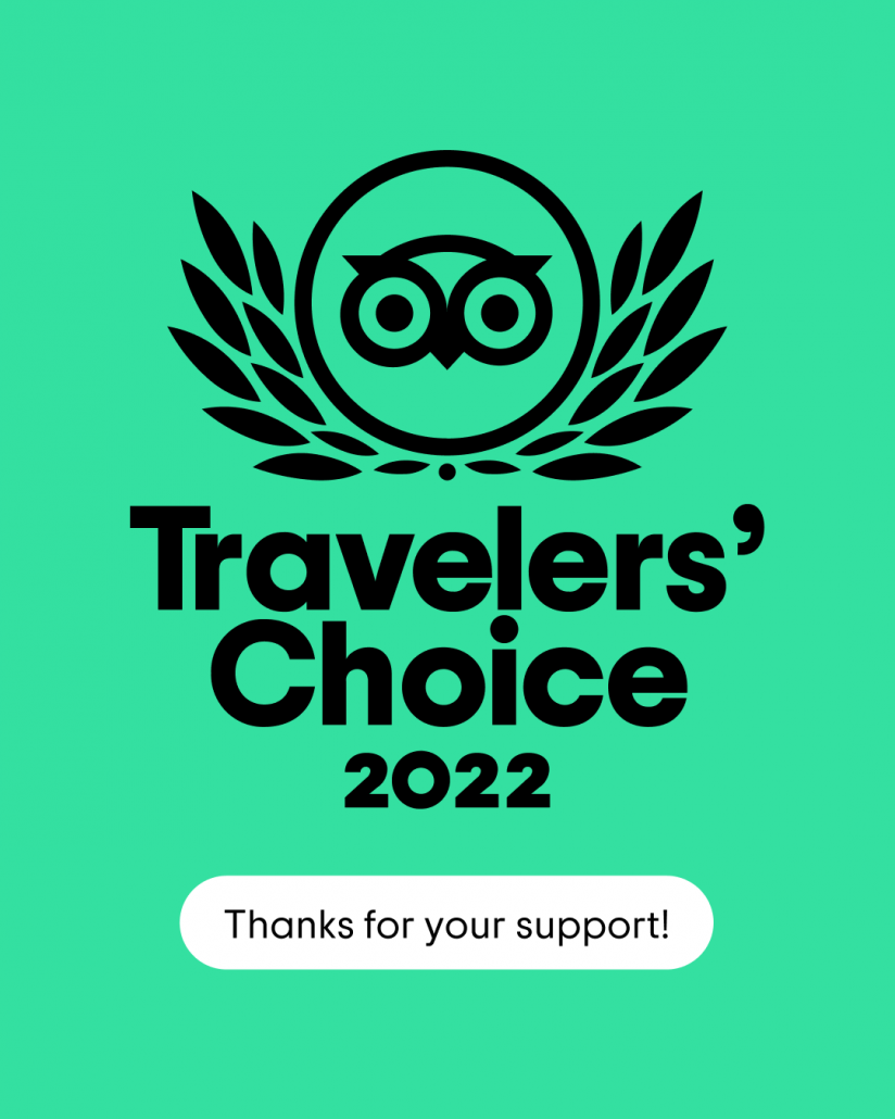 TripAdvisor Dive with Cristina 2022 Travelers Choice